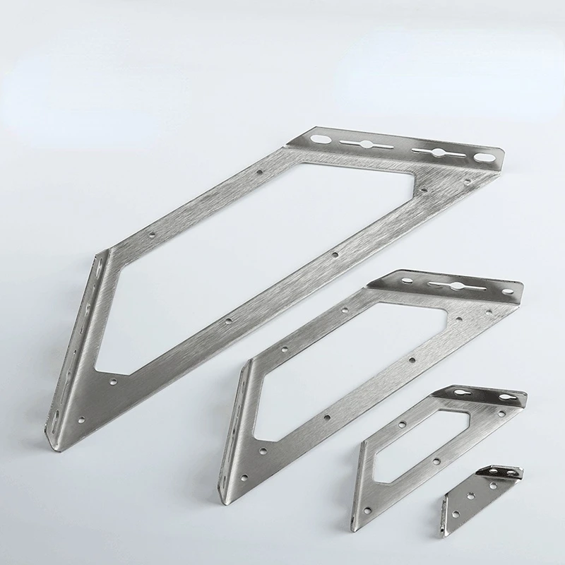 1pcs stainless steel triangle fixed bracket Angle of the frame equerre metal fixation Multi-purpose triangular code bracket