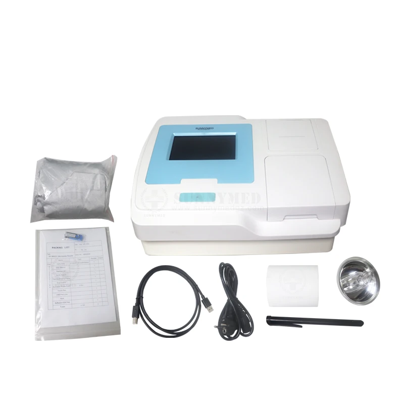 SY-B022C Cheap Elisa Reader and Washer Allergy Test Machine HIV Test kits Microplate reader