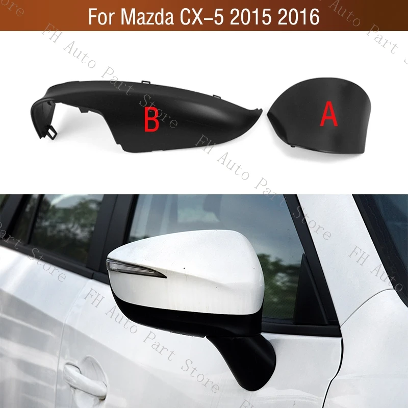 Car Exterior Rearview Mirror Lower Base Cover Wing Door Side Mirror Bottom Shell Cap Lid For Mazda CX-5 CX5 2015 2016