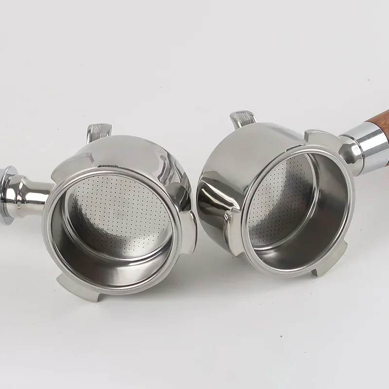 51mm 3 Ears Coffee Portafilter for Delonghi Dedica Ec680/685 Coffee Machine Stainless Steel Double Spout Coffee Handle Utensil