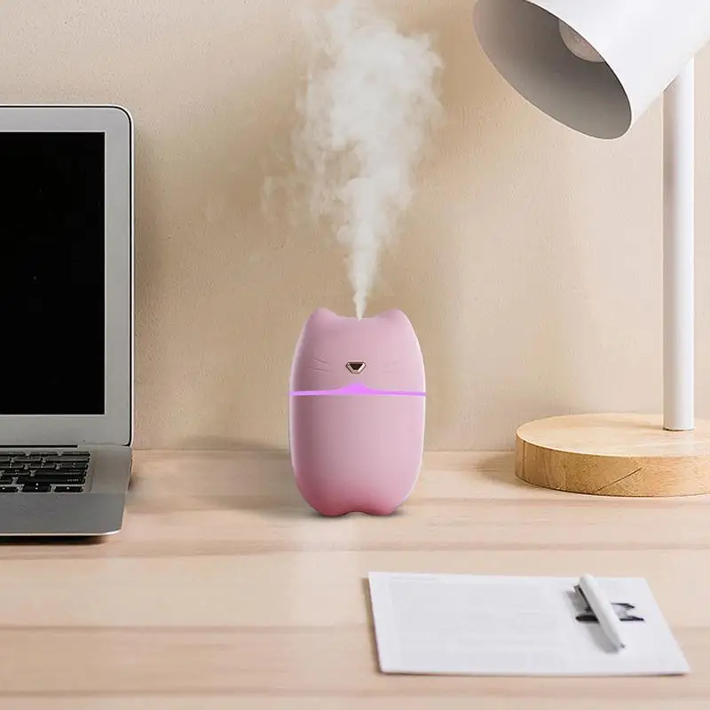 Car Humidifier Quiet Small Vehicle Humidifier With Fine Mist Aromatherapy Machine Desktop Large Fog Capacity Mute Humidifier For