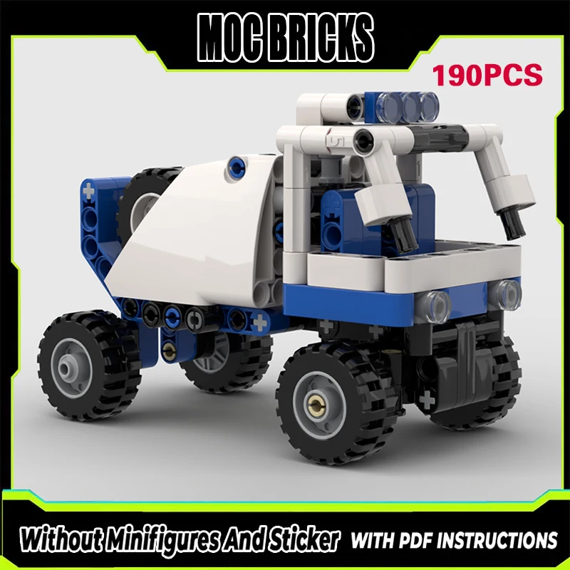 

Конструктор City Car Model MOC: Грузовик Дакар с рулевым управлением HOG, модульная технология, подарки, праздничный набор для сборки, детские игрушки