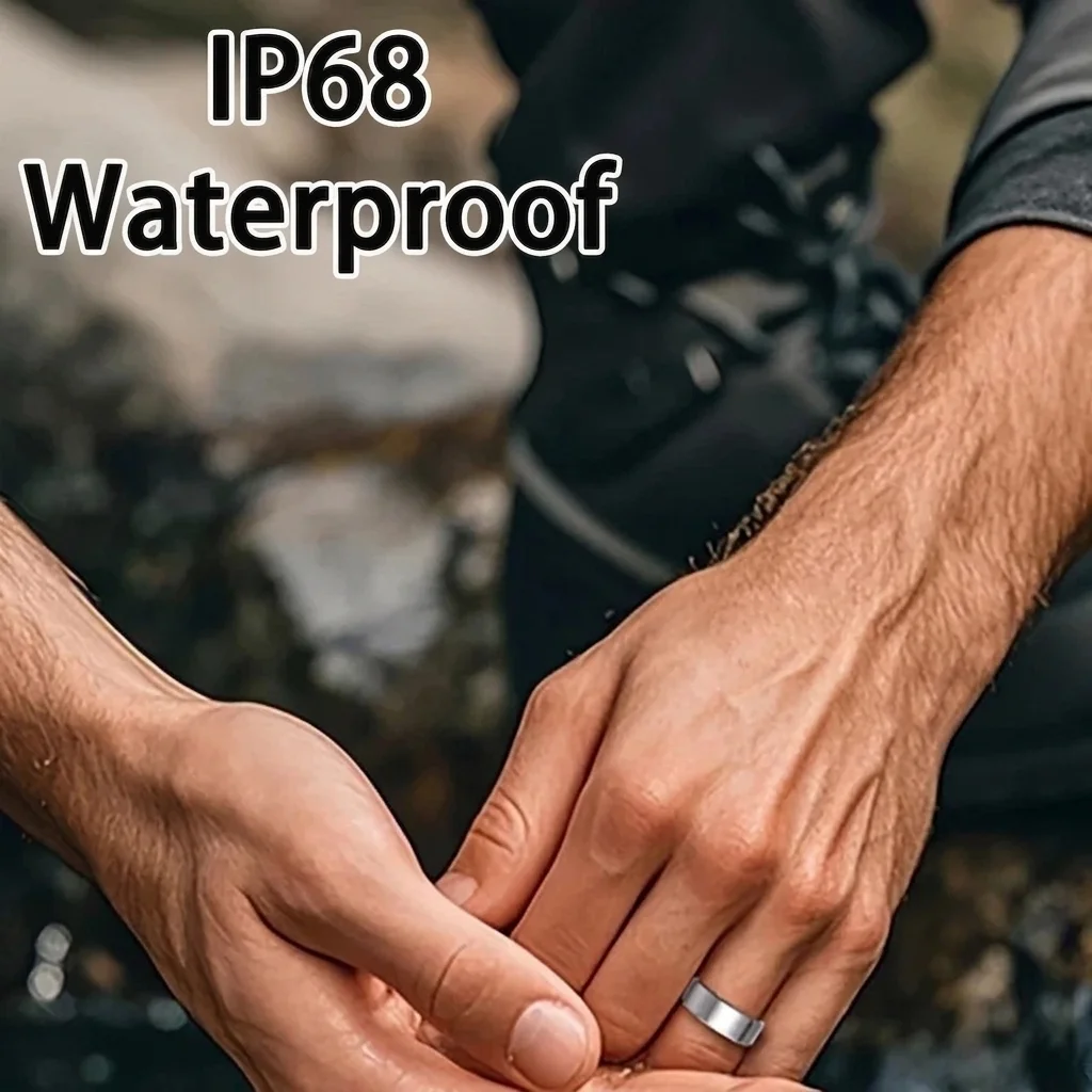  2026 New Smart Ring Heart Rate Blood Pressure Sleep Monitoring Motion Tracking IP68 Waterproof Men Women Smart Ring Holiday Gi image 3