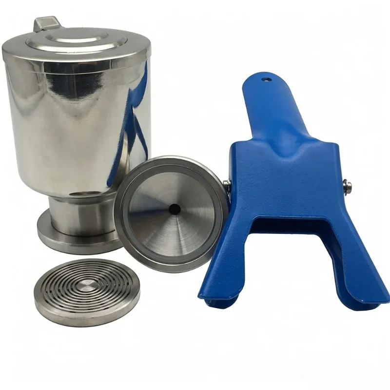 M50 304 Stainless Steel Cup-Type Filter, Micro Porous Membrane Filtration Holder with Vacuum Adapter