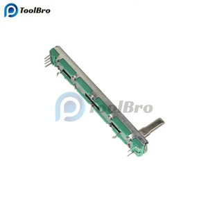 B103 Slide Slide Liner Potentiometer, Điện trở thay đổi, Fader kênh kép, điều chỉnh fader tối, 10k ohm, 75mm, 1 5pcs 10 Fader trượt bán hàng chính - 3