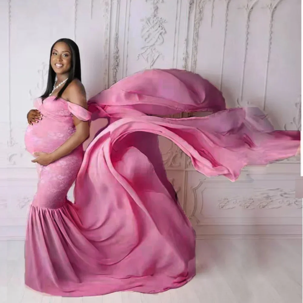 Maternity sexy dress Christmas  maternity  long tulle photography dress pregnant woman photo props