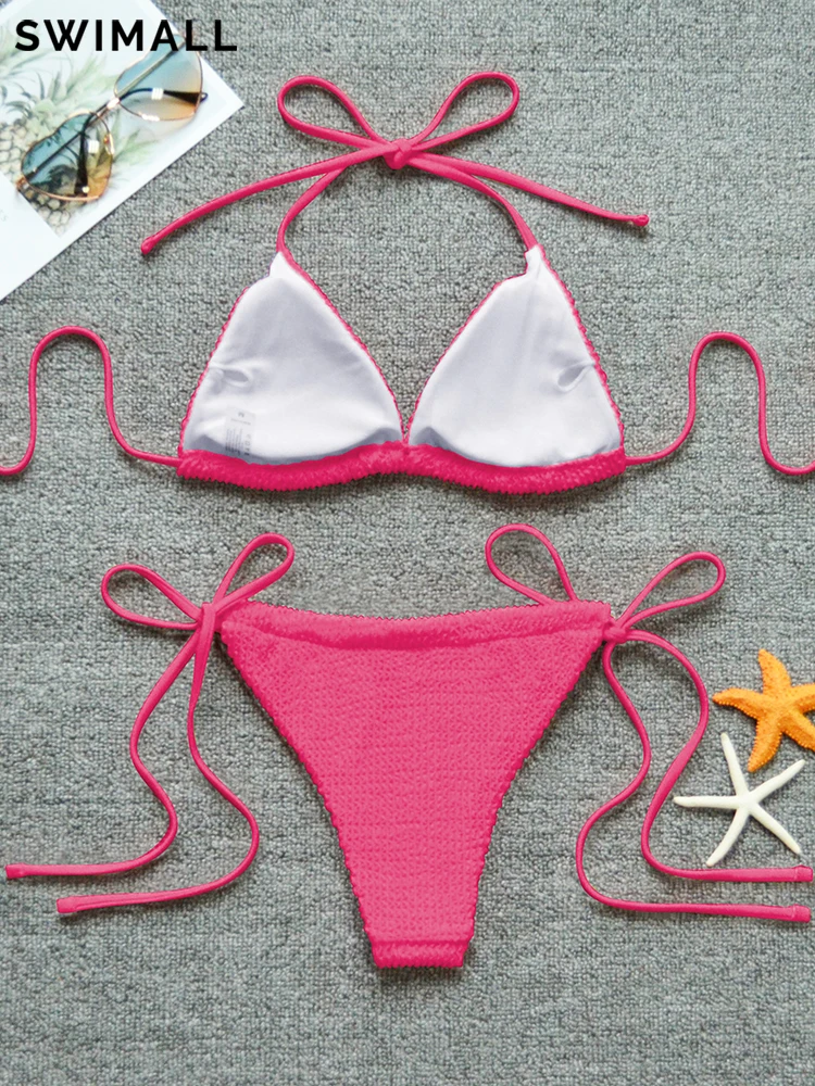 Gợi Cảm Micro Bikini Họa Tiết Đồ Bơi Quần Áo Bơi Nữ Viền Dây Bikini Bộ Brasil Áo Tắm Mặc Đi Biển Nữ Biquni