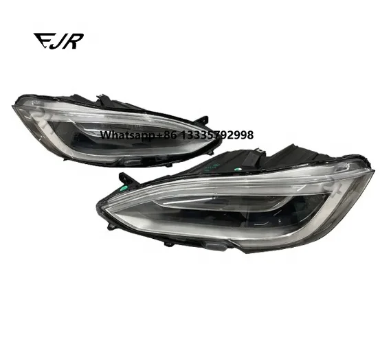 

For Tesla Model S LED Left and Right Front Headlight Assemblies, Upgraded From Old Models to New Daytime Running Lights