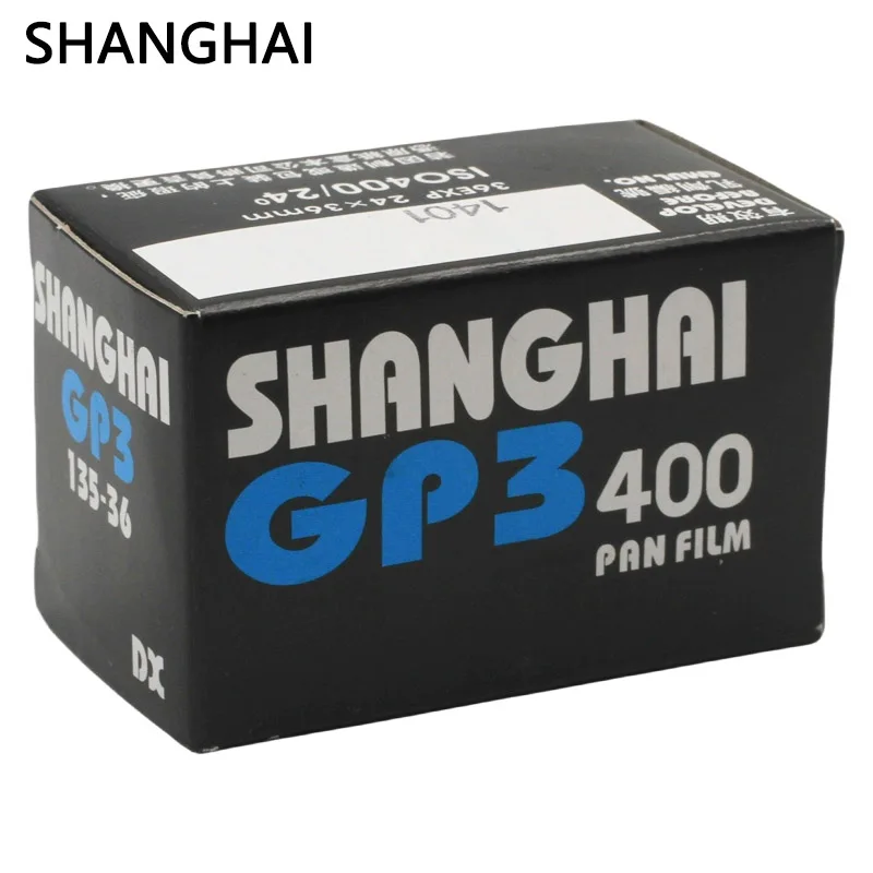 Pellicola negativa ISO 400 1-10 rotoli SHANGHAI GP3 400 36 fogli 135 pellicola in bianco e nero per fotocamera Fujifilm Kodak M35/H35/M38/F8