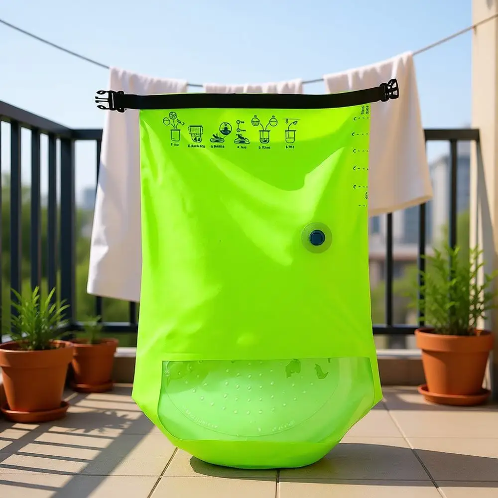 

Миниатюрная ультракомпактная стиральная машина Wash Bag — идеальна для путешествий, кемпинга и походов. | Портативная сумка-сушилка для белья, на 50% меньше размера