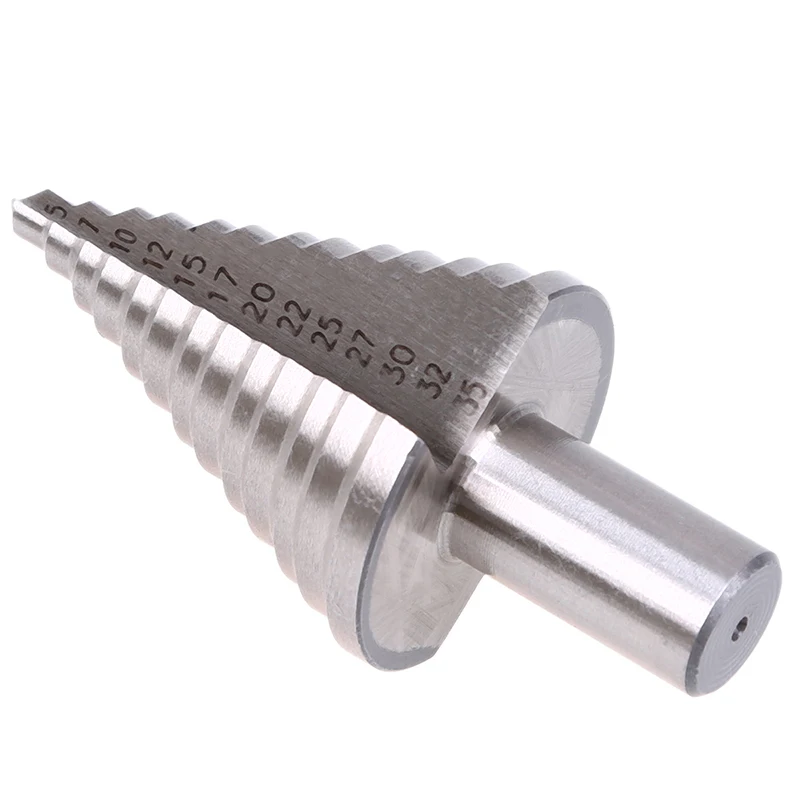Binoax HSS Khoan Dụng Cụ 5-35MM 13 Bước Nhiều Lỗ Kim Loại Platic Gỗ Nón Khoan