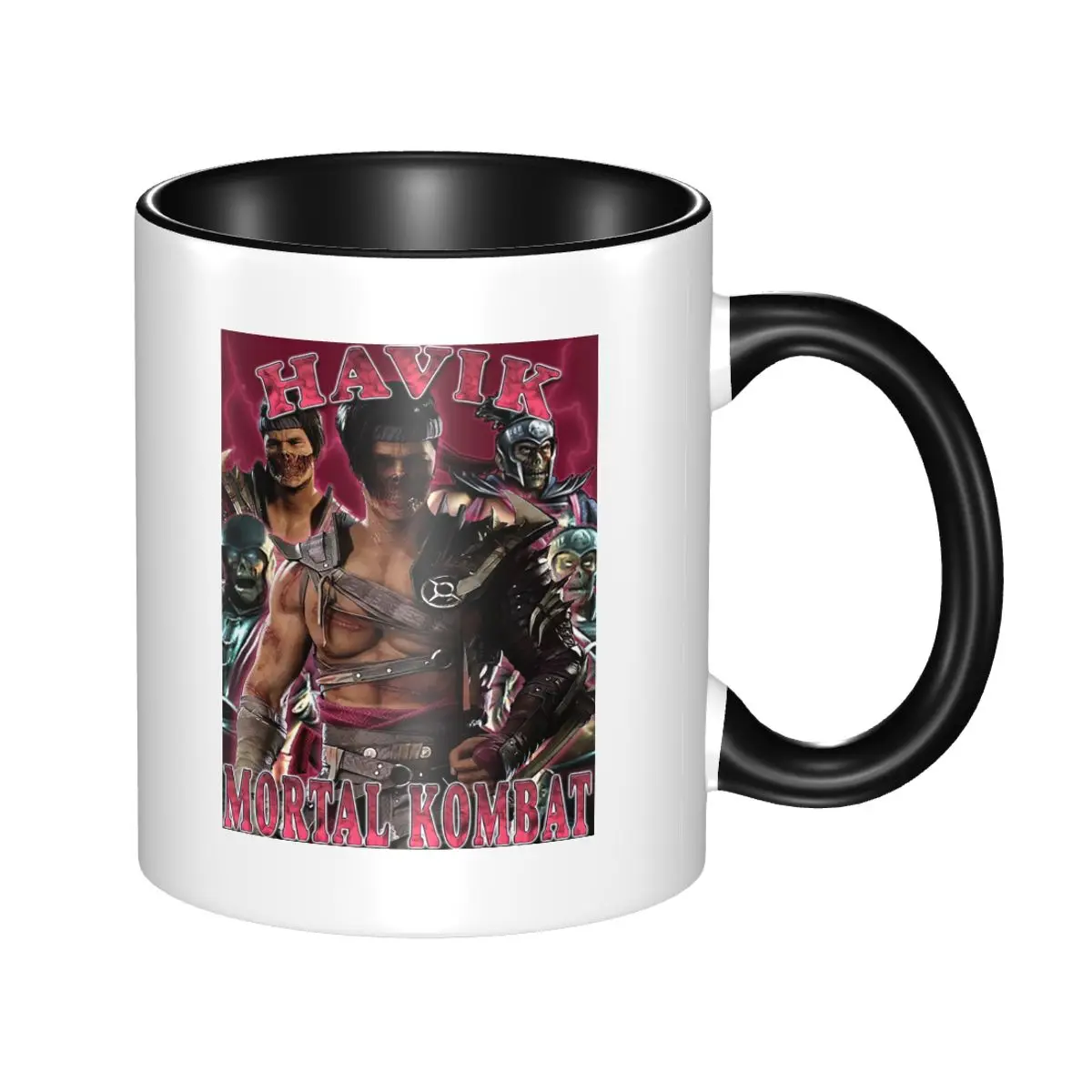 Game Mortal Kombat Mug Funny Ceramic Coffee Cups Tea Mugs Milk Cup Drinkware Gifts for Woman Man