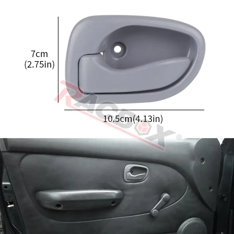 New Car Interior Inner Door Handle Left Right for Hyundai EXCEL X3 1994-2000 Accent Atos Front Rear Inside Door Handle Replace