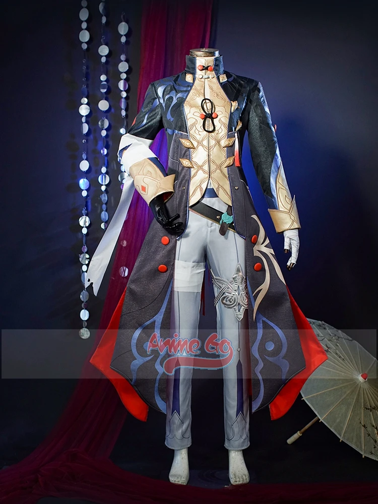 Blade Cosplay honkai: ชุดแต่งกายสำหรับผู้ชายชุดแต่งกายแบบเบลดรางรถไฟสำหรับ C08264-AA ชุดเสื้อผ้าฮาโลวีน