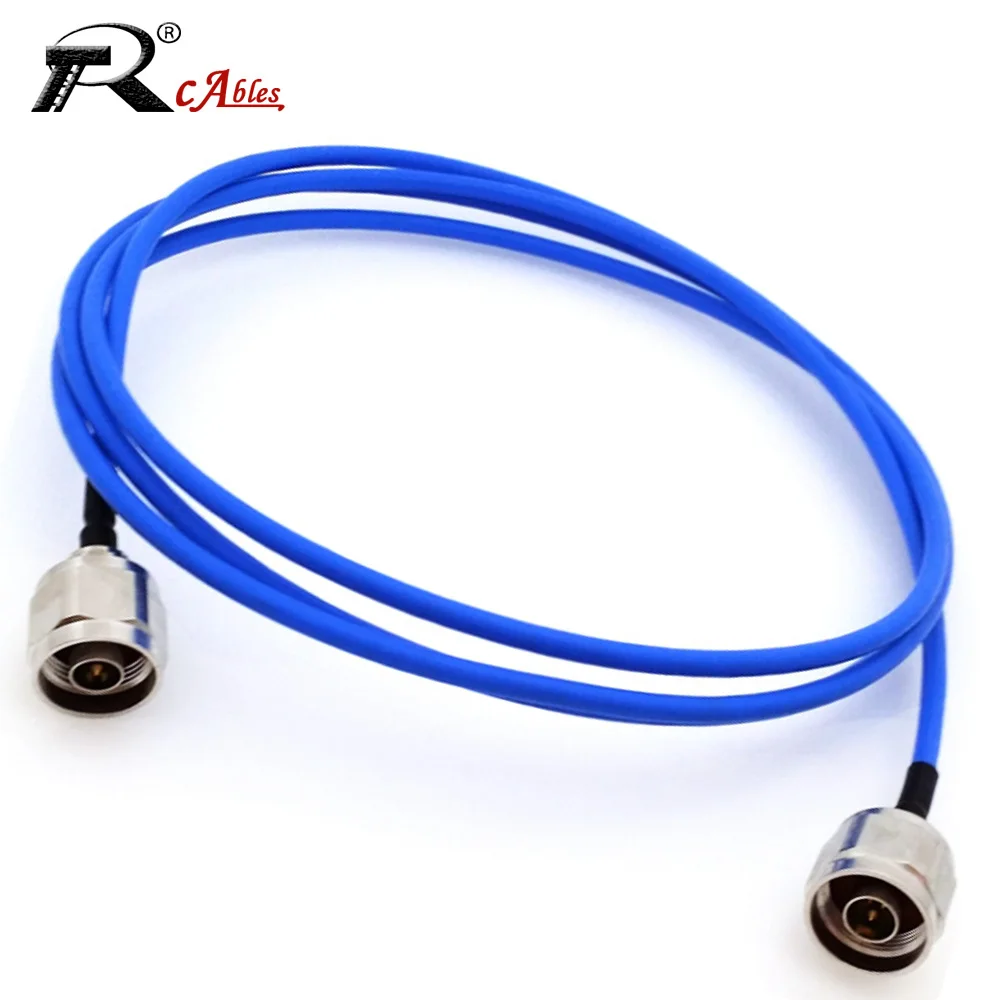 RG402 Coaxial Cable SMA RPSMA male To N Male Connector SMA Right Angle Crimp Solder for RG402 Semi Flexible 50ohm Fast Brass