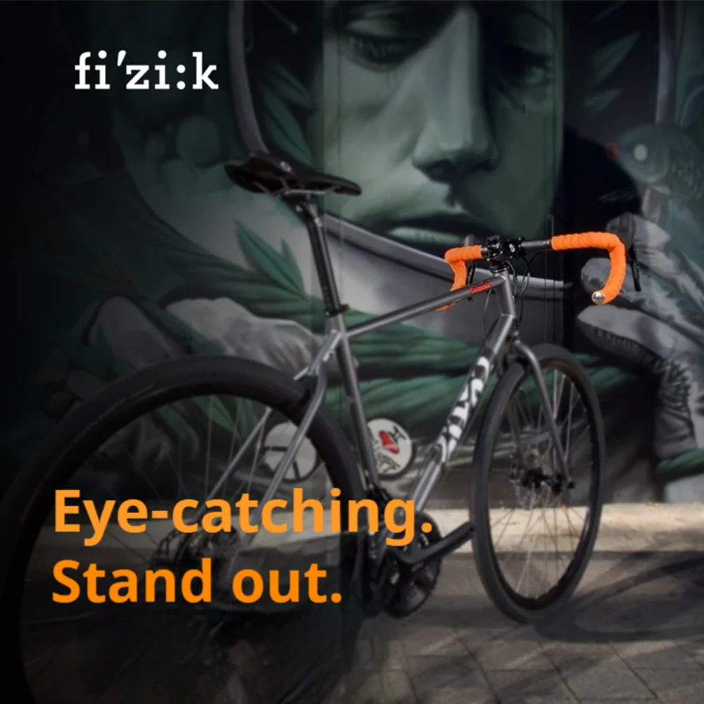 Fizik Tempo Leather Handlebar Tape, Anti-Slip Shock-Absorbing Durable Road & MTB Bike Bar Wrap, Comfortable Cycling Grip