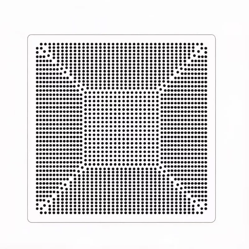 Direct heating  80*80  90*90  215-0917348  215-0917230  0.5MM  BGA Stencil Template