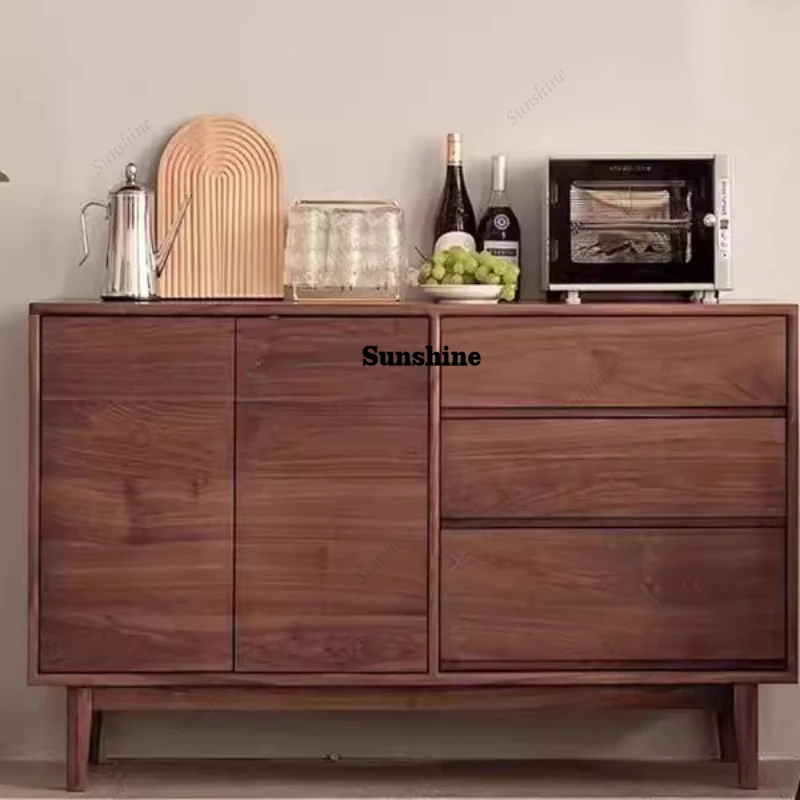 

Nordic simple living room entrance cabinet, bedroom solid wood storage, storage side cabinet