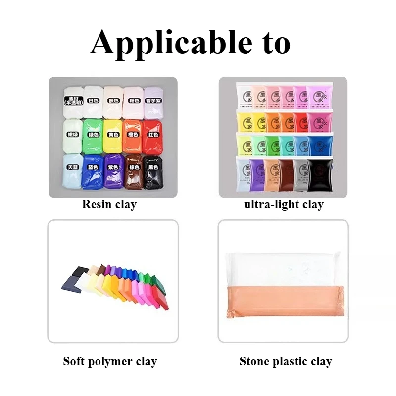 Pottery Silicone Molds DIY Handmade Ultra-light Clay Resin Clay Making Decorative Items Small Pendant Auxiliary Silicone Molds