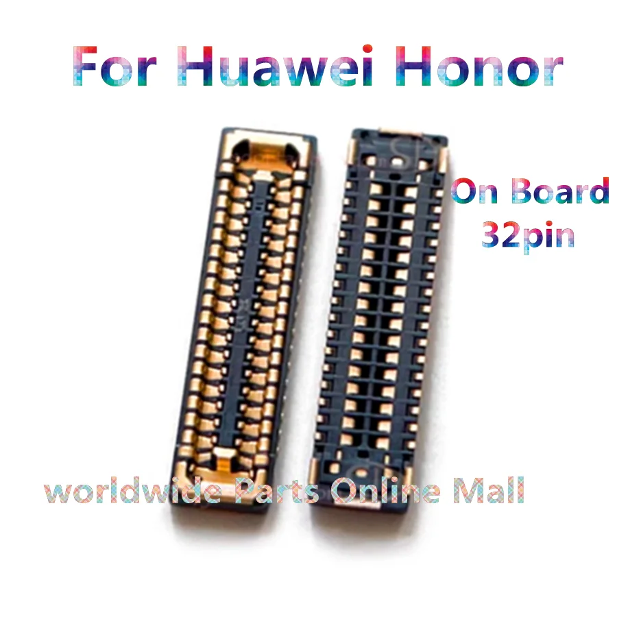 

10pcs-100pcs For Huawei Honor 50se 50 SE 32pin FPC connector on mainboard Flex Show seat motherboard Screen