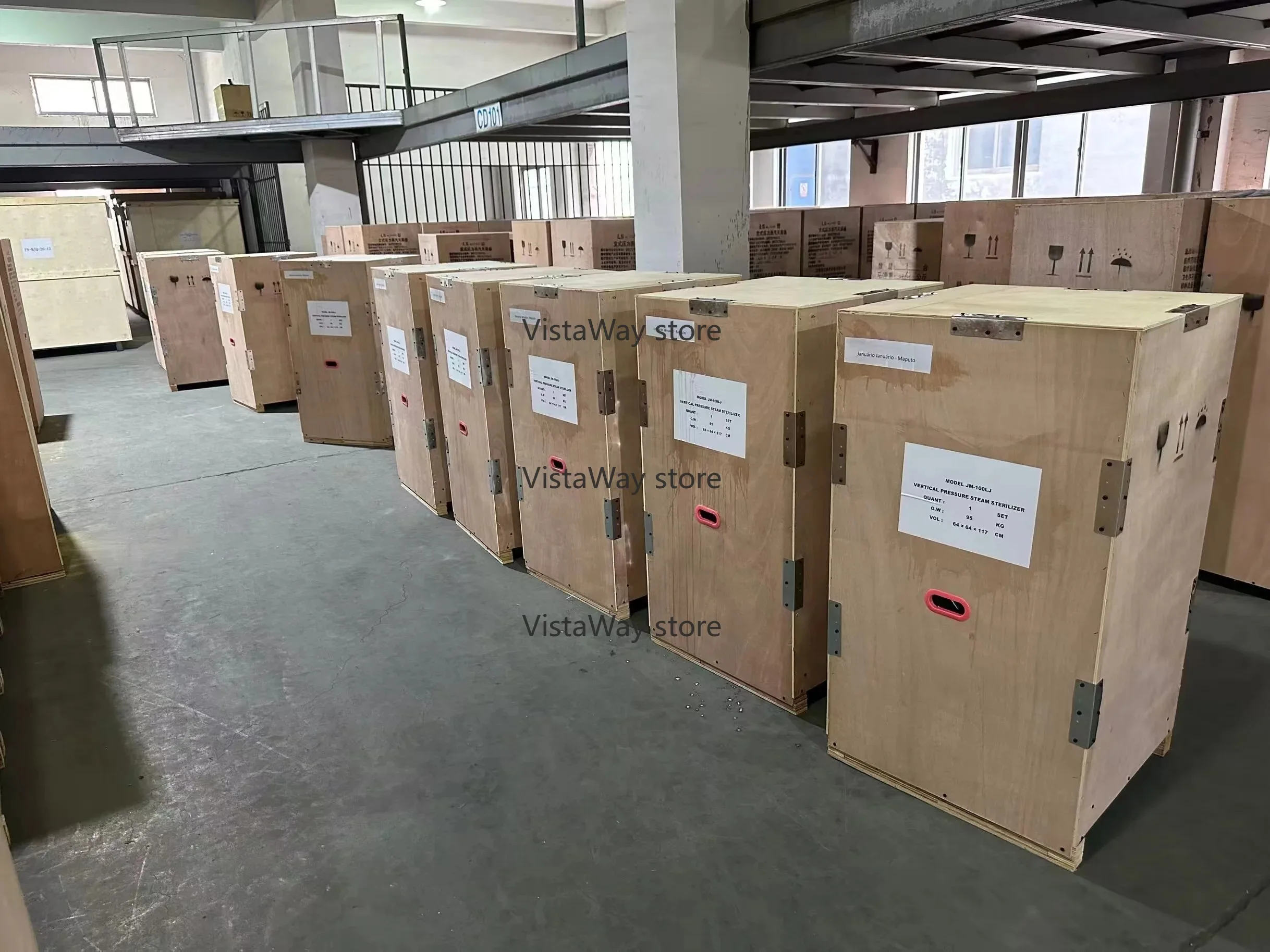 Autoklaf Tekanan Vertikal 100l 120l 150l untuk Sterilisasi Makanan dengan Dua Keranjang