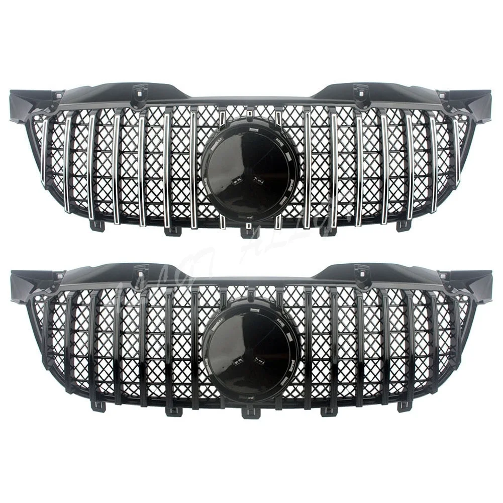 Car Front Racing Facelift Center Grilles Upper Bumper Grill For Mercedes-Benz Sprinter W906 2009-2013 Mesh