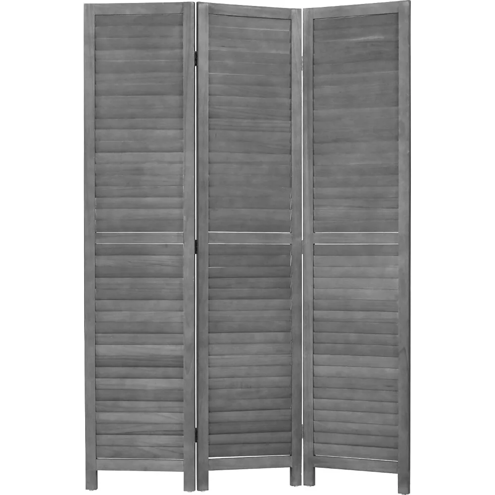 

3 Panel Wood Room Divider 5.7 Ft Tall Privacy Wall Divider 67.7" x 16.9" Each Panel Folding Wood Screen for Home Office