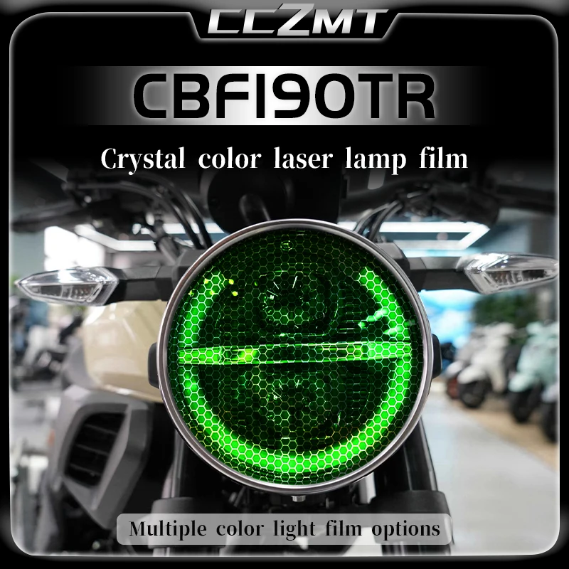 

For Honda CBF190TR headlight film transparent protective film honeycomb laser light film modification