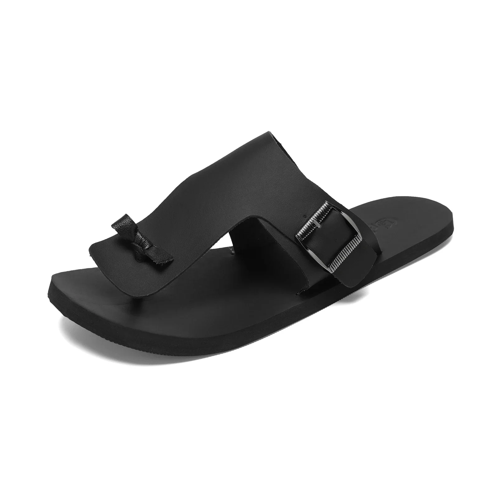 

Новые летние мужские удобные нескользящие износостойкие пляжные модные одноступенчатые тапочки на толстой подошве, сандалии для взрослых на полиамидной подошве