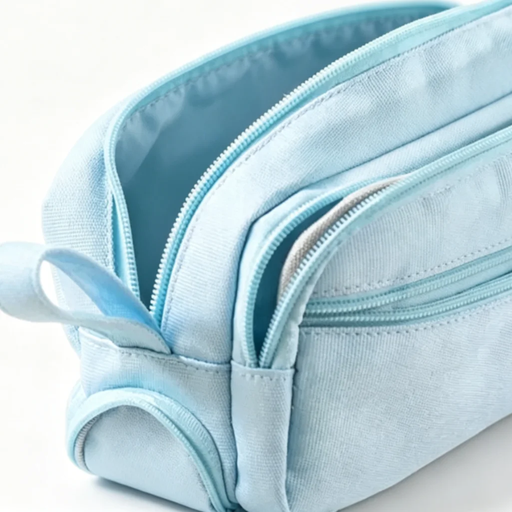 Portable Handheld Cute High-Appearance Hole Punch Pencil Pouch Essential School Storage for Back-to-School Must-Have Pen Case