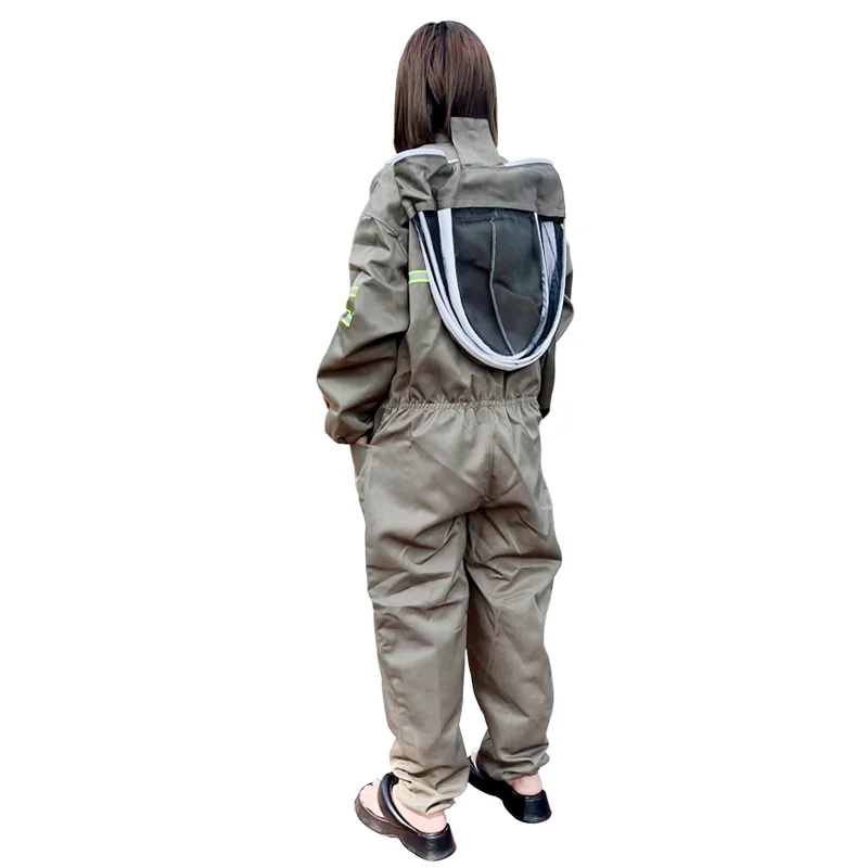 Beekeeping Protective Clothing Equipment,Beekeeper Suit Full Body with Veil Hood - Beekeeping Jacket Overalls,  Beekeeping Tools