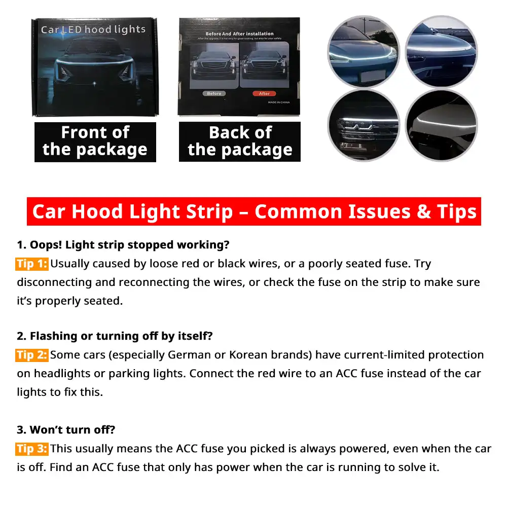 LED Hood Light Strip 7