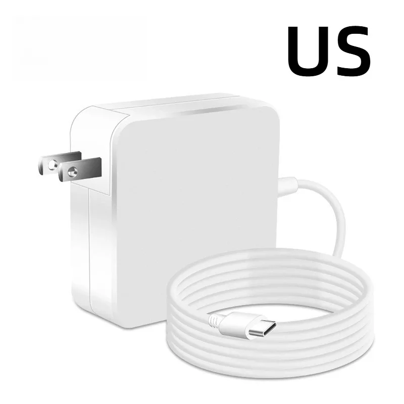New! PD Wall Fast Charger For MacBook Asus Dell Lenovo Huawei HP Notebook 65W USB C Laptop Power Adapter Type C Power