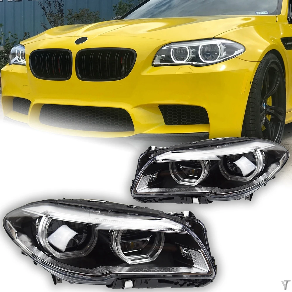 Car Front Head Lamp for BMW F10 F18 Headlight 2010-2016 520i 525i 530i 535i M5 LED Headlight DRL LED Beam Auto Accessories 2PCS