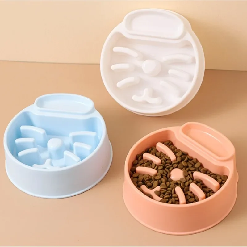 Naczynie na karmę dla psów bez zabawy dla puzzli Karmnik dla psów Jedzenie zapobiegające połykaniu Maze Karmienie kotów Powolne poślizganie się Miska Woda Zwierzęta S