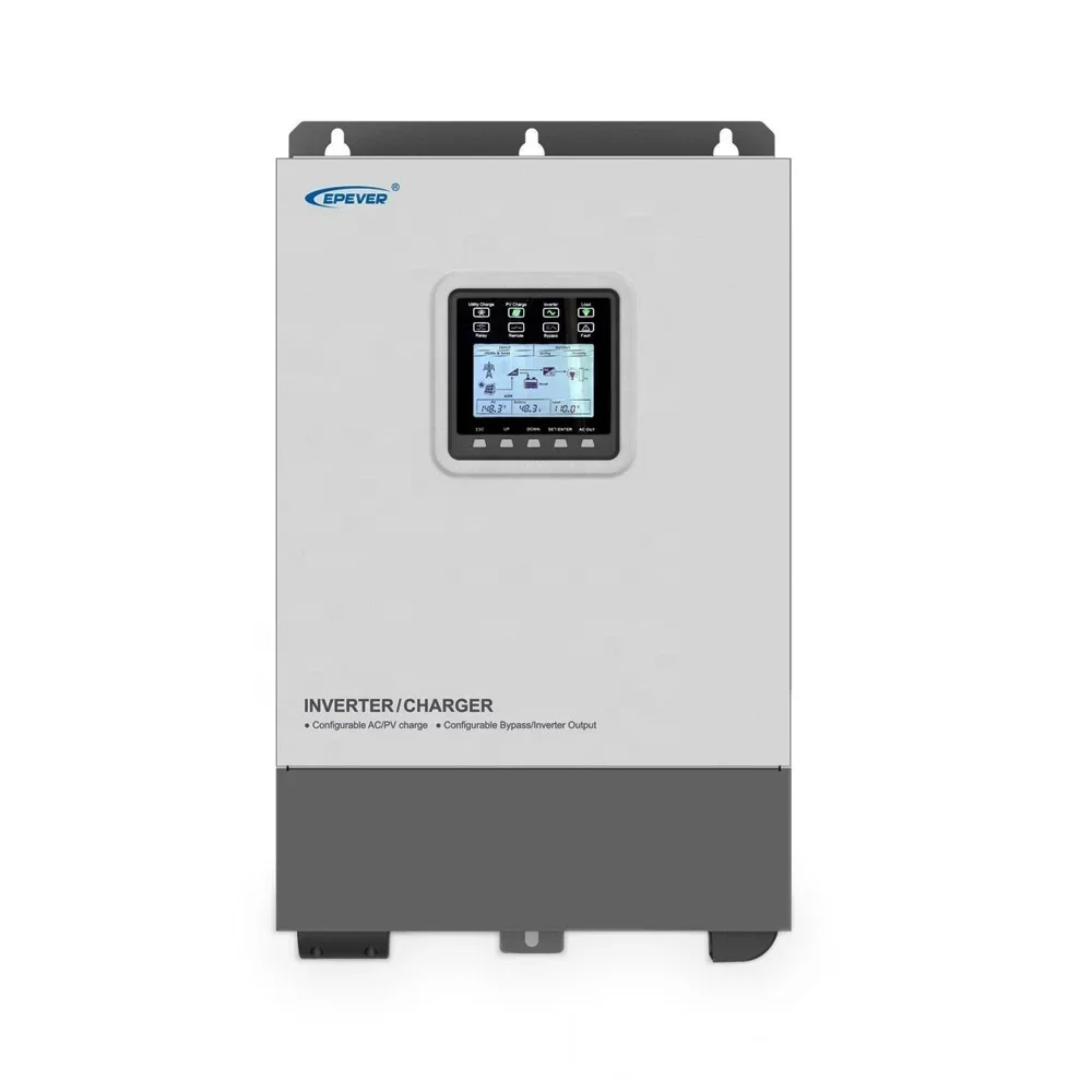 YYHCFast delivery UP5000 48VDC 5kw pure sine wave solar inverter with mppt charge controller for EPever UP-Hi Series