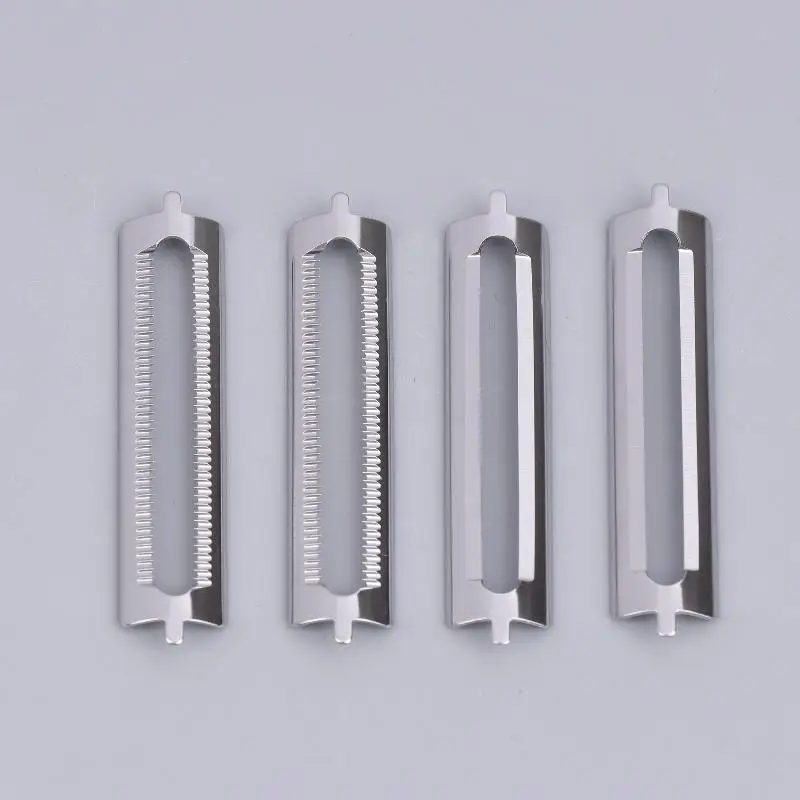 10Pcs Stainless Steel Peeler Blades Replacement Double Peeler Asparagus Peeler Multifunctional Peeling Tools Kitchen Supplies