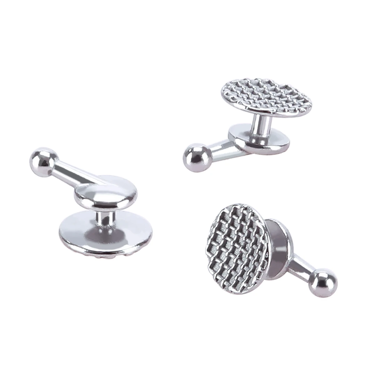 AZDENT 10 Teile/beutel Dental Kieferorthopädische Lingual Tasten Monoblock/Mesh Basis Bondable Metall/Keramik Lingual Taste Accesorios – Detail 5