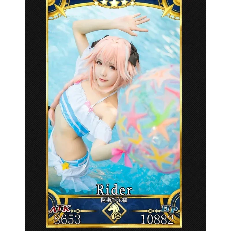 qq273 ملابس السباحة أنيمي للرجال والنساء، مجموعة ملابس السباحة، تأثيري، Astolfo Rider