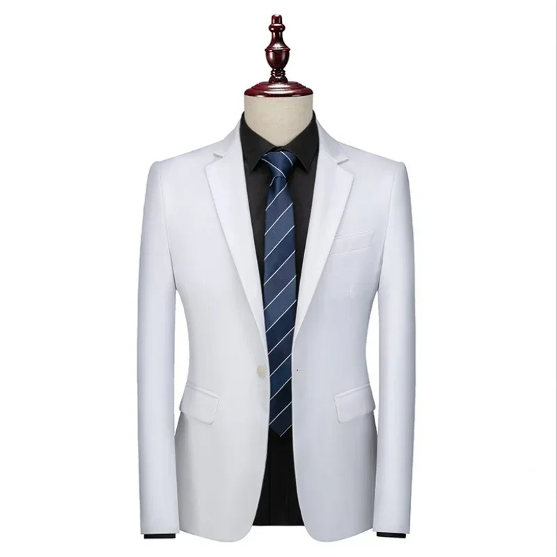 Z1-Slim fit Korean style casual suit men's business formal groomsmen suit men's jacket