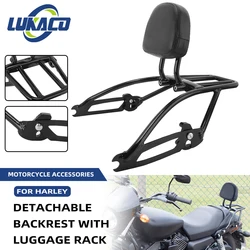 XG500 XG750 Motorcycle Detachable Rear Sissy Bar Backrest With Luggage Rack For Harley Street 500/750 XG 500 XG 750 2015-Up
