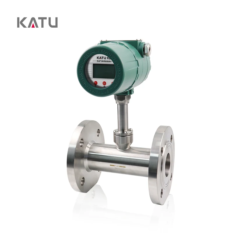 

KATU High Temperature Compressed air Natural Gas RS485 Flow Meter Digital Oxygen Thermal Mass Flowmeter FM330