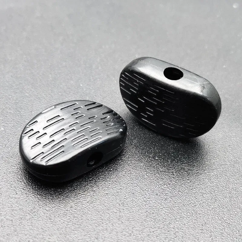 Best Offer 6Pcs Black Wood texture Guitar Tuning Pegs Tuners Machine Head knob Handle Cap