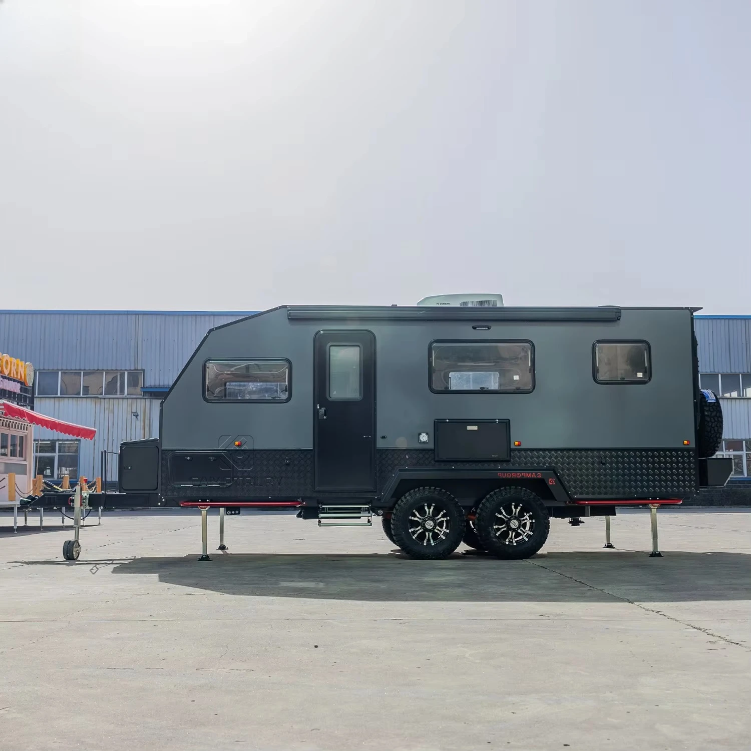 CAMPTRL Off Grid Caravan Motorhome With Lithium Battery System Inverter for Remote Camping Independence