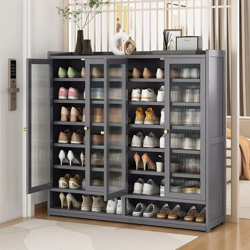 Simple Designs Shoe Cabinets Vertical Vintage Traditional Storage Shoe Cabinets Minimalist Grey Librero Esquinero Furniture