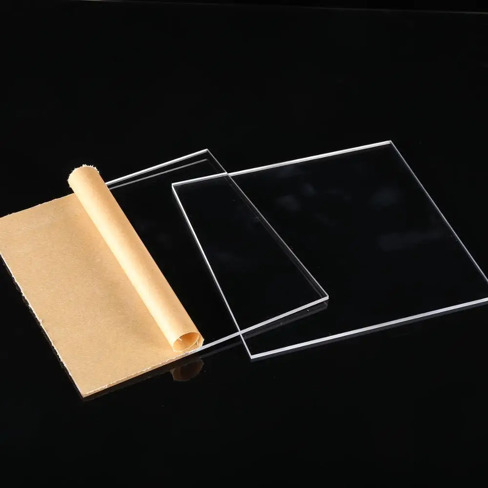 Acrylic Board High Transparent Clear Plastic Sheet PMMA Perspex Organic Glass Plexiglass Panel Polymethyl Methacrylate Plate Pad