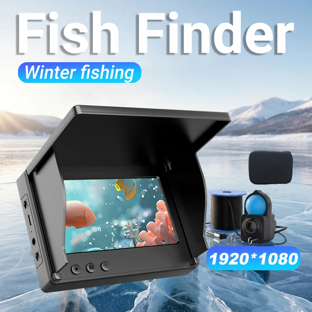 underwater-fishing-camera-43-hd-1080p-monitor-fish-finder-night-vision-lights-portable-lake-boat-ice-fishing-carrying-case