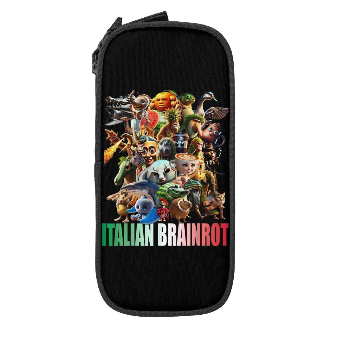 New Italian Brainrot Characters Funny Meme Popular Pencil Case Pencil Pouch Pen Box for Student Big Capacity Pencil Bags
