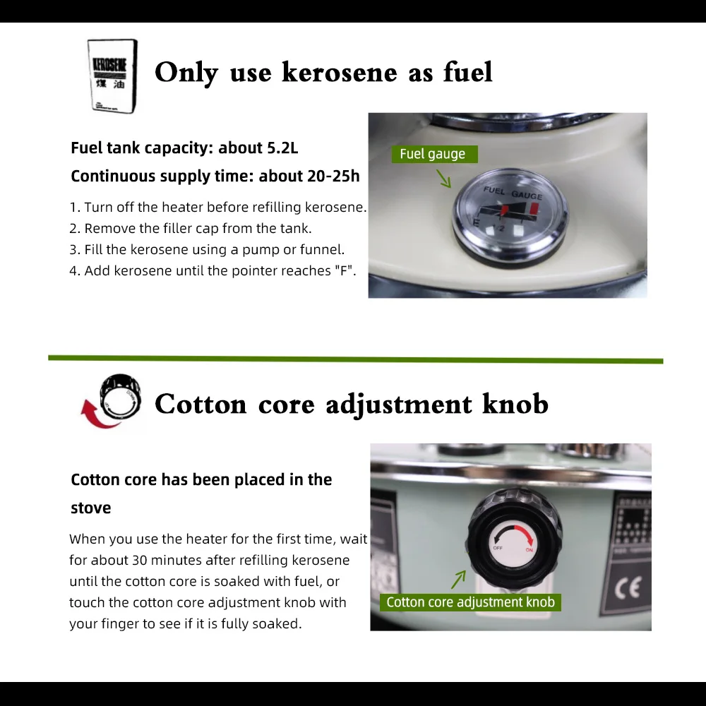 موقد كيروسين مقاوم للرياح وطاولة الرفع ، موقد تسخين للتخييم في الهواء الطلق ، الشواء المنزلي ، الطبخ في الجليد ، الشتاء #3