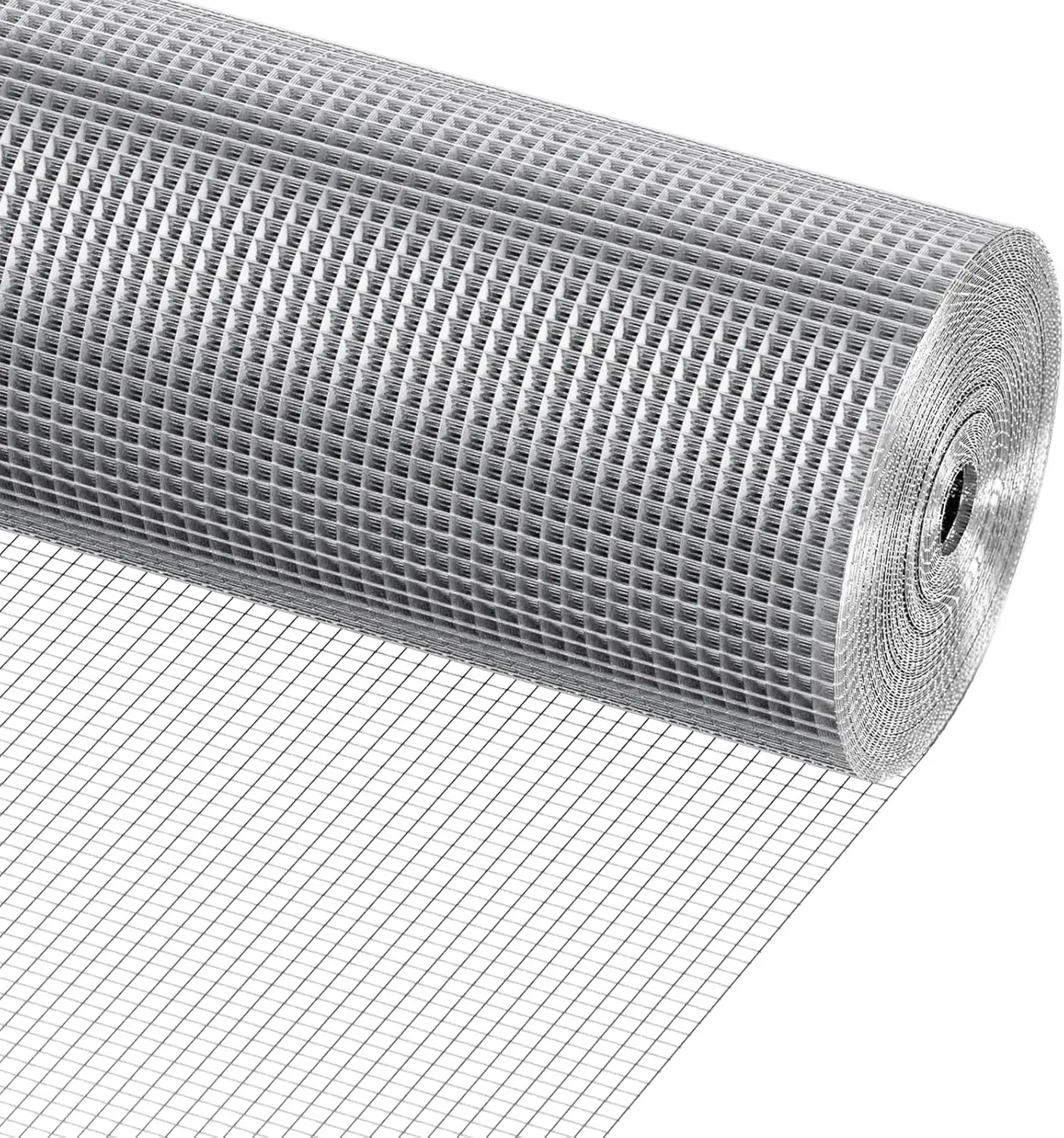 

Hardware Cloth, 1/4 inch 48in x 100 ft 23 Gauge, Hot Dipped Galvanized Wire Mesh Roll, Chicken Wire Fencing, Wire Mesh